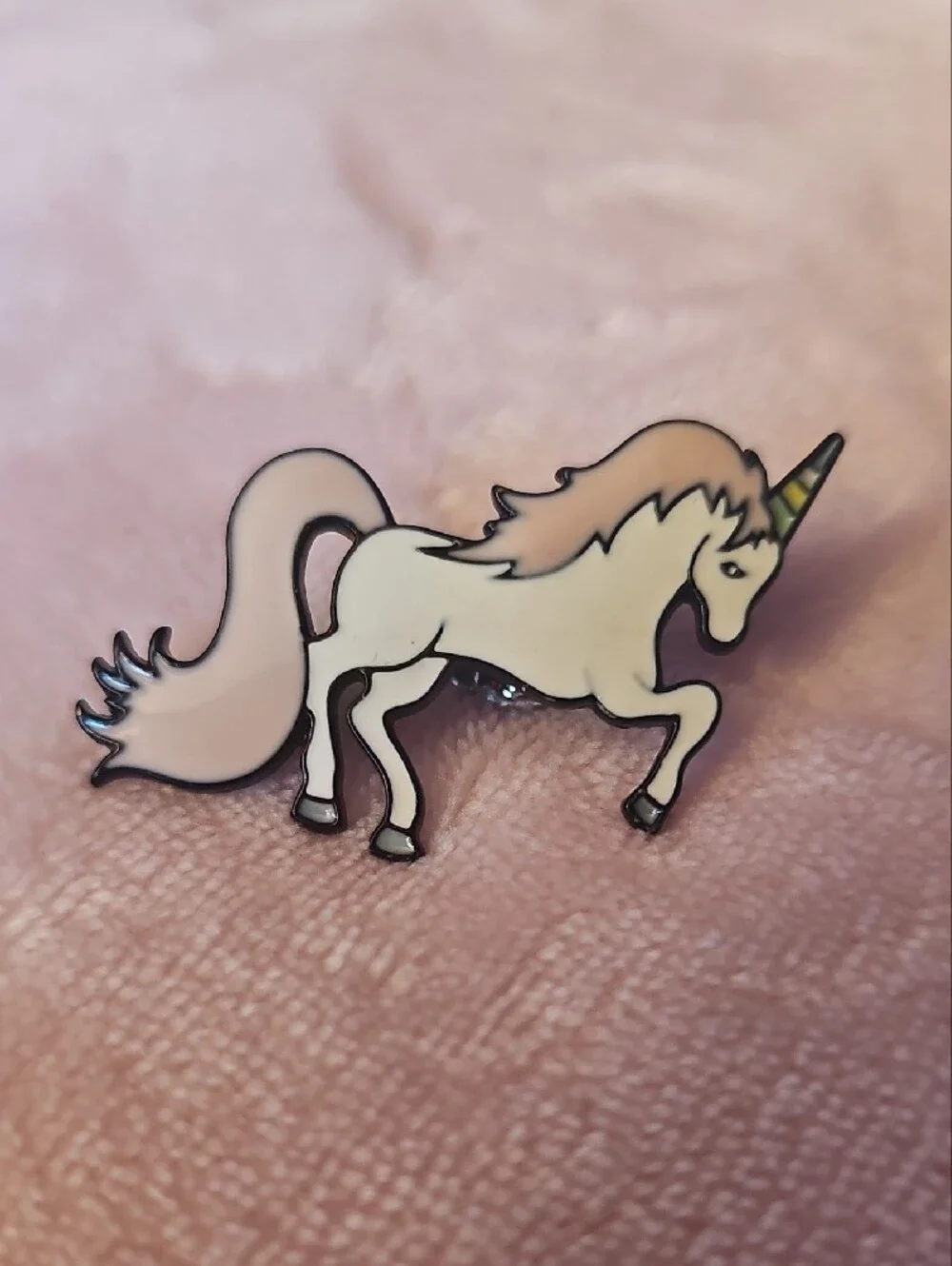 Pink Unicorn & Rainbow Kids Enamel Pin Set